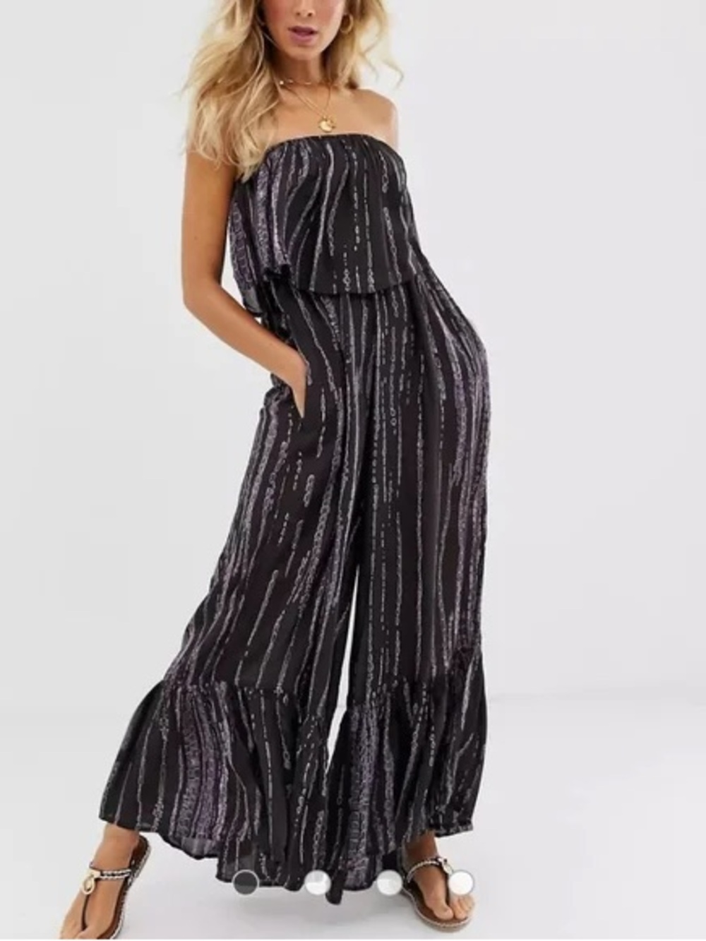 Free people tube pant romper